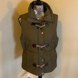 Olive green vest
